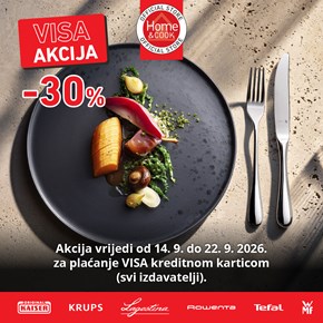 VISA AKCIJA u Home&Cook